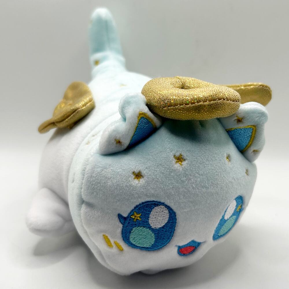 Aphmau MeeMeow ANGEL CAT 6" Mystery Plush Litter 2 Gold Stars Halo and Wings